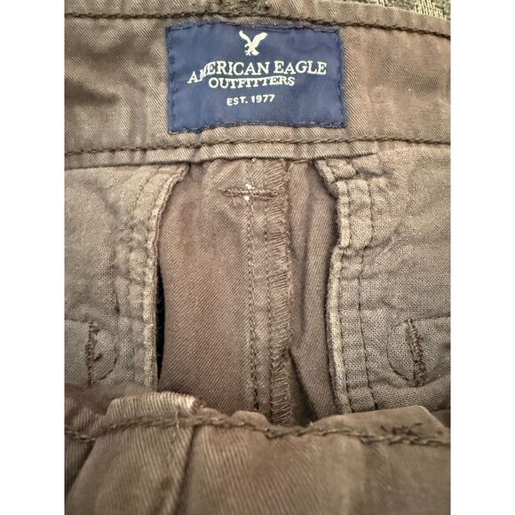 American Eagle Dark Grey Chino Pants 28x30 - Picture 4 of 5